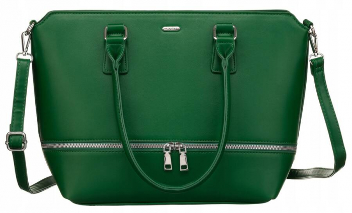 Geanta shopper de dama eleganta din piele ecologica cu curea detasabila - Rovicky PTR-R-072-04-0386 GRE [2]