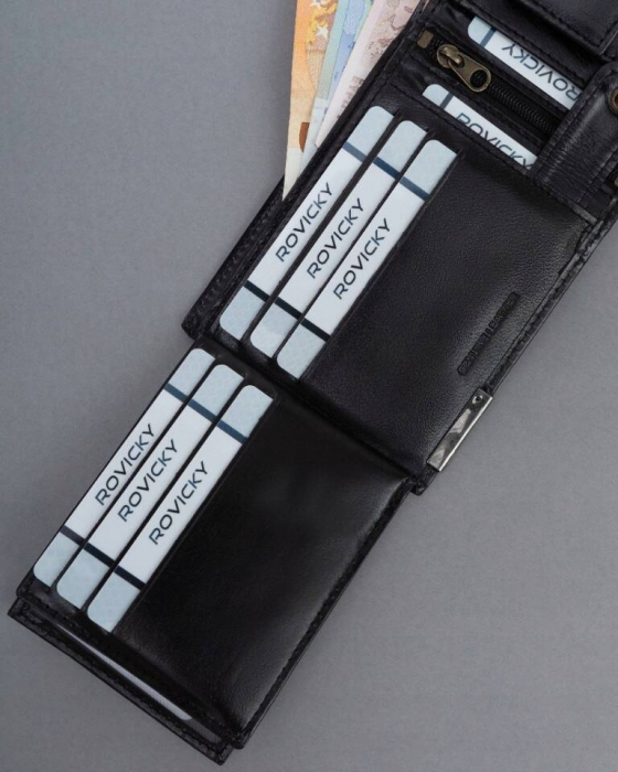 Portofel barbati din piele naturala Ronaldo RM-02L-BCF-BP BL [8]