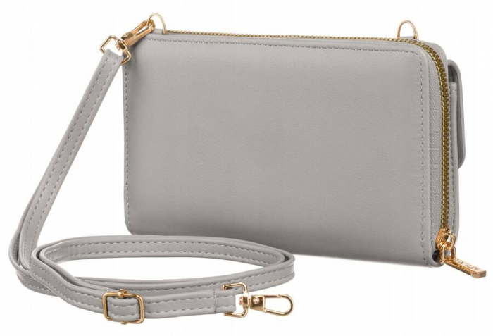 Poșetă-portofel elegant cu curea lungă - 4U Cavaldi PTR-M-13-7997 GR [3]