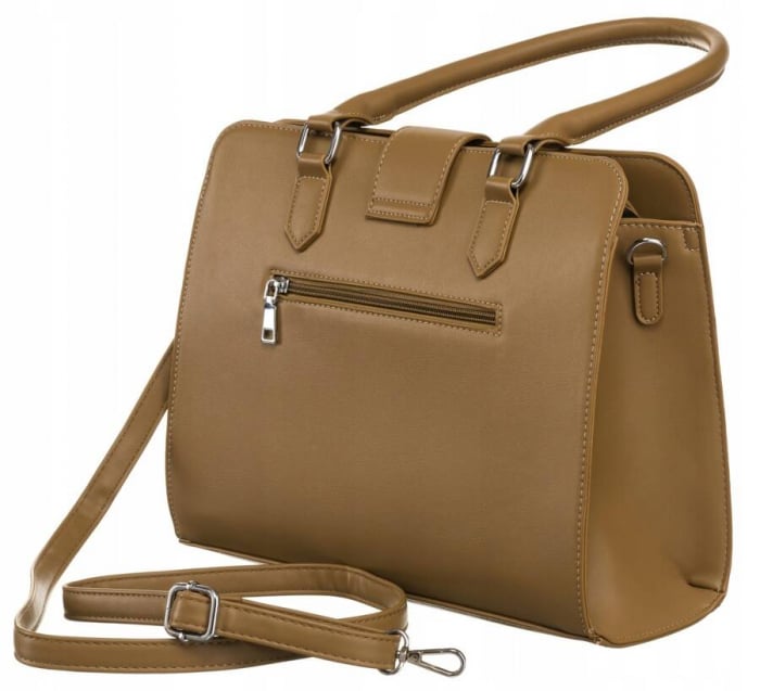 Geanta shopper de dama eleganta din piele ecologica - Rovicky PTR-R-073-04-0492 BEI [3]