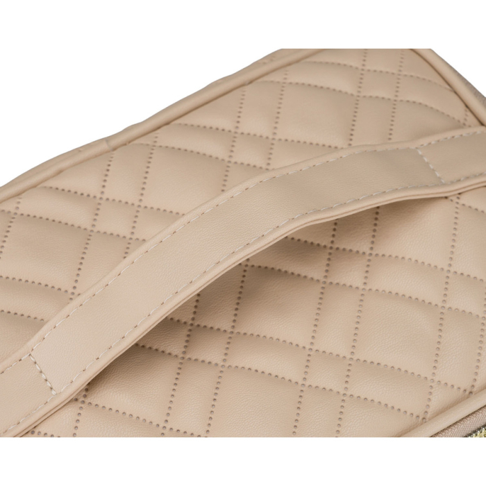 Geantă cosmetică bej cu un singur compartiment, din material sintetic și închidere cu fermoar - Peterson PTR-PTN KOS-DA-11-3224 B [8]