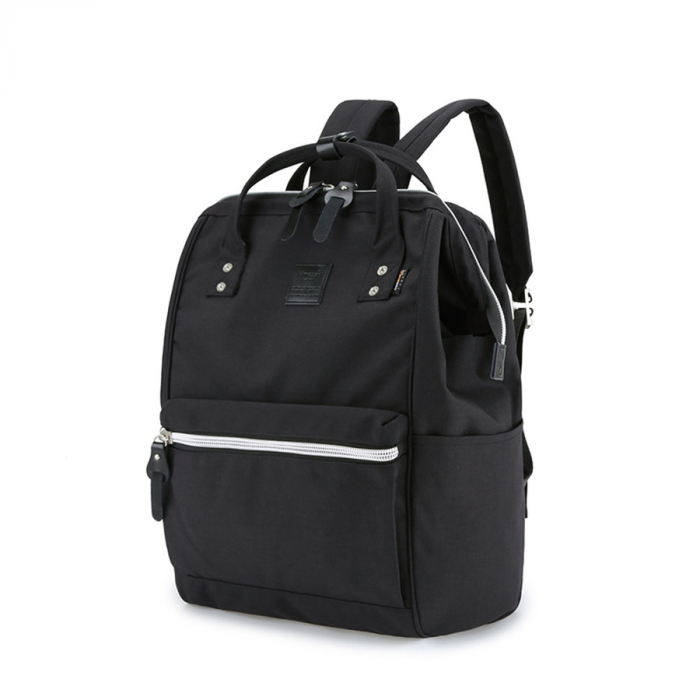 Rucsac negru spațios cu compartiment pentru laptop - Himawari PTR-1882-01(1) [1]