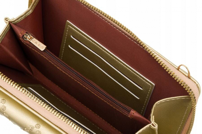 Poșetă-portofel elegant cu curea lungă - 4U Cavaldi PTR-M-13-1309 GOLD [7]