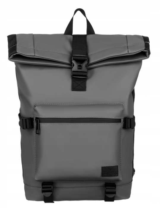 Rucsac spațios de oraș gri din poliester - Peterson PTR-PTN NAIROBI-9121 GRA [3]