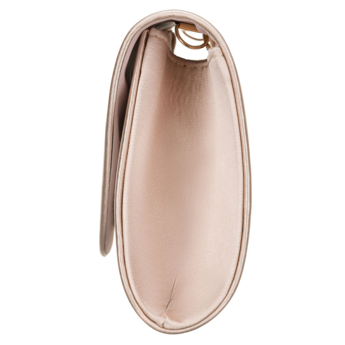 Geantă elegantă de damă bej, confecționată din material sintetic și suspendată cu un lanț - Rovicky PTR-R-XS029-3-0788 BEIGE [4]