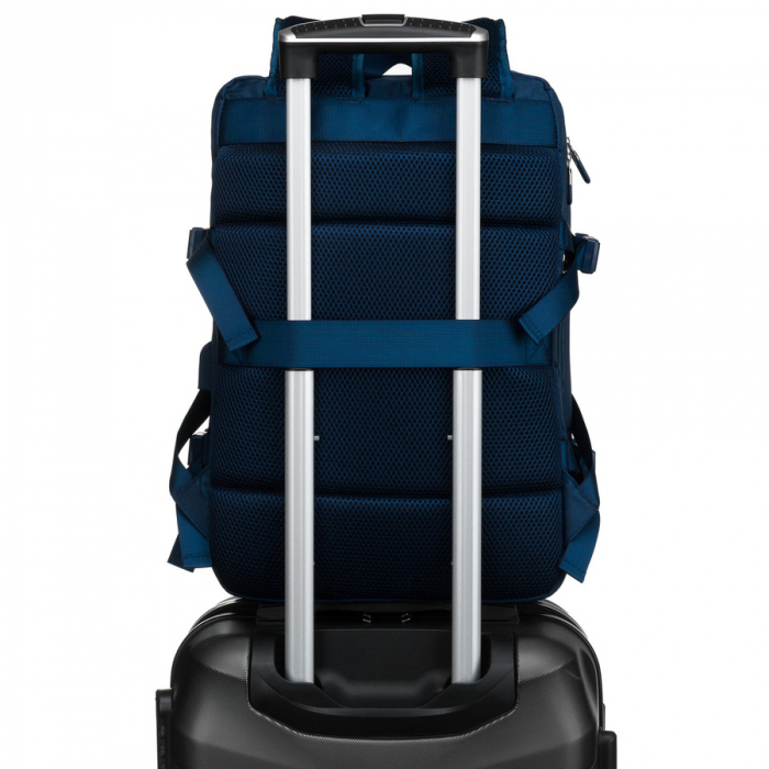 Rucsac de călătorie bleumarin cu port USB - Peterson PTR-PTN 24421-5098 NAVY [12]