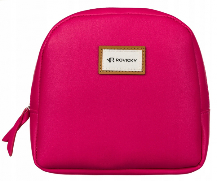 Set doua genti cosmetice dama din piele ecologica - Rovicky PTR-R-261-9367 FUCHSIA [3]