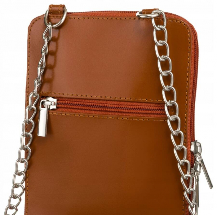 Mini geanta de dama din piele naturala PTR-4822-SB-4660 CAMEL [4]
