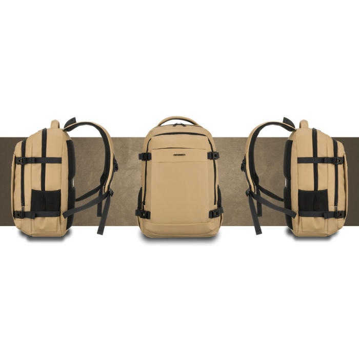 Rucsac de călătorie mare, kaki, cu spațiu pentru laptop, două compartimente - Peterson PTR-PTN HY242-7055 KHAKI [14]