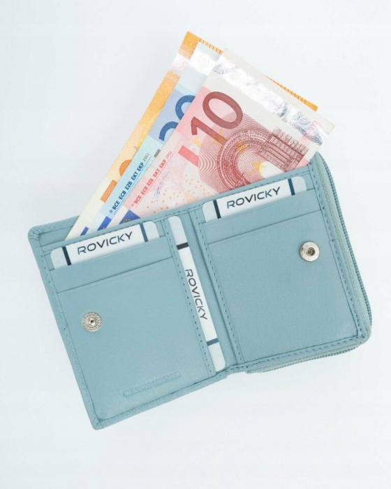 Portofel dama din piele naturala Rovicky PTR-R-23-17-LFN-2954 NEW [5]