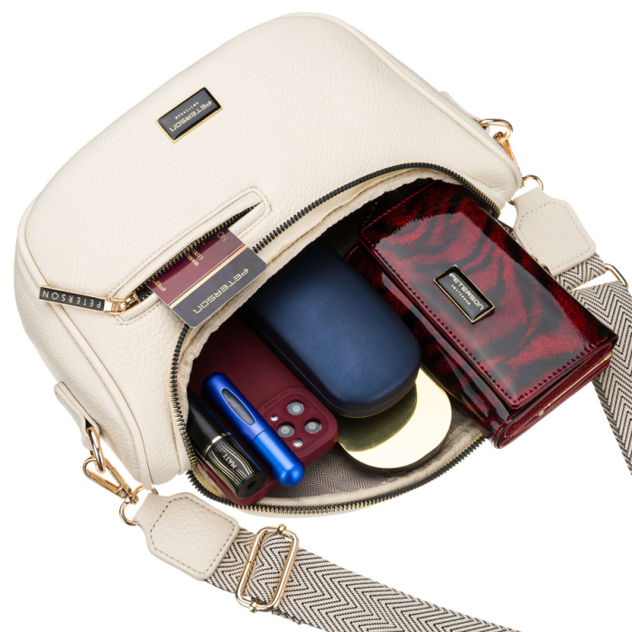 Geantă elegantă de damă din piele ecologică tip borseta - Peterson PTR-PTN MIS-04-3629 L.BE [10]