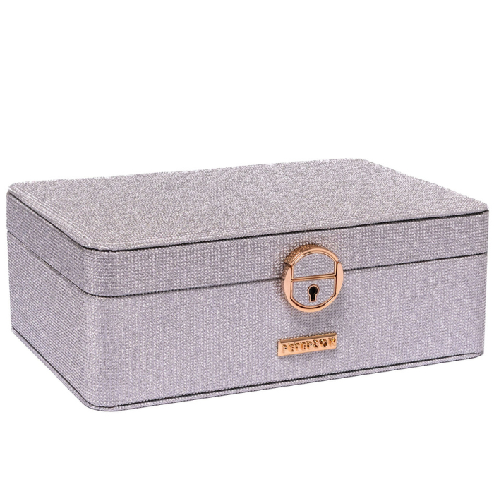 Cutie elegantă din argint cu zăvor și cheie - Peterson PTR-PTN SZK-08-3101 SILV [4]