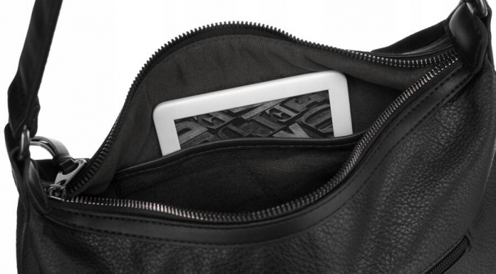 Geanta de dama din piele ecologica - David Jones PTR-6885-1 BL [6]