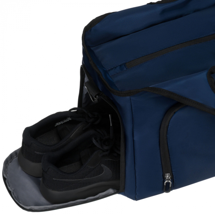 Geantă de umăr sport de călătorie neagră și bleumarin, cu , curea detașabilă - Peterson PTR-PTN 24480 NAVY-BLACK [6]