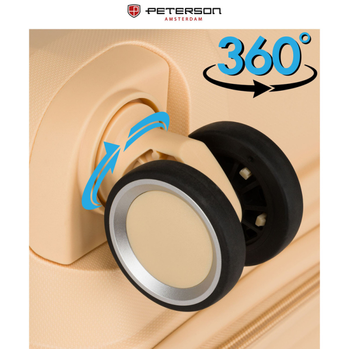 Set de valize bej din polipropilenă cu mânere extensibile - Peterson PTR-PTN HPP-01-SET3-1839 [23]