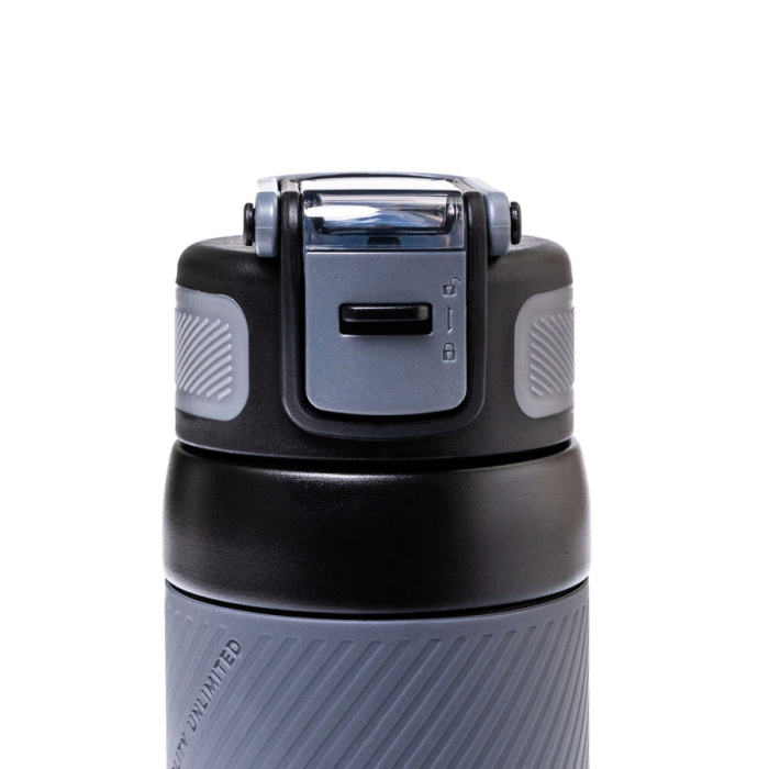 Cană termică neagră din oțel inoxidabil cu cioc de silicon - Peterson PTR-PTN TE-01-660 BLACK [5]