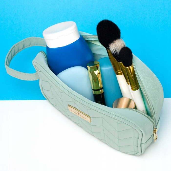 Geanta cosmetica de voiaj verde cu buzunar interior - Peterson PTR-PTN K24-04-5901 GREE [6]