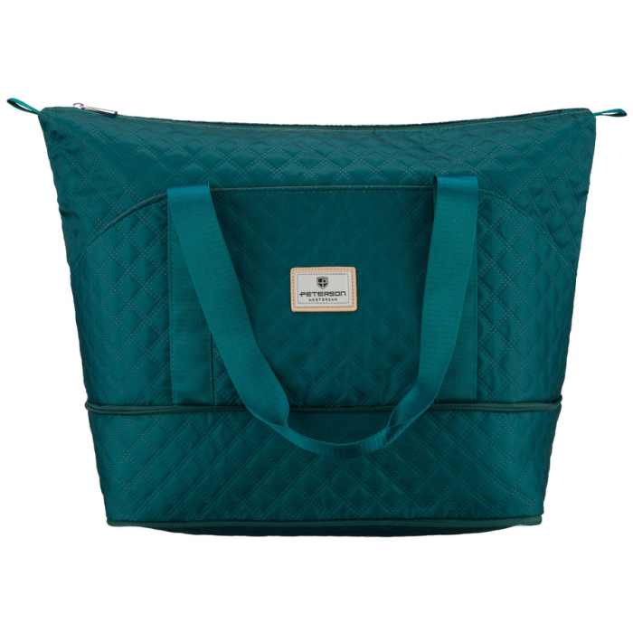 Geantă de antrenament din poliester verde, suspendată pe mânere confortabile - Peterson PTR-PTN PIK-02-8601 TURQ [6]