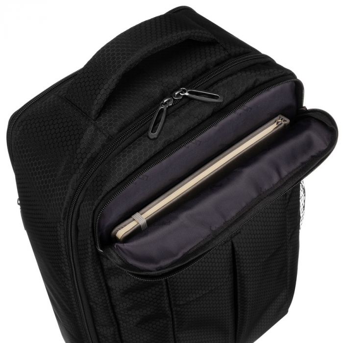 Rucsac de călătorie negru din poliester, perfect pentru bagajul de mână - Peterson PTR-PTN BOCIAN-6408 BLAC [10]