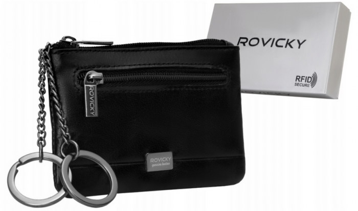 Portofel din piele naturala Rovicky PTR-CPR-018-BAR- BL [9]