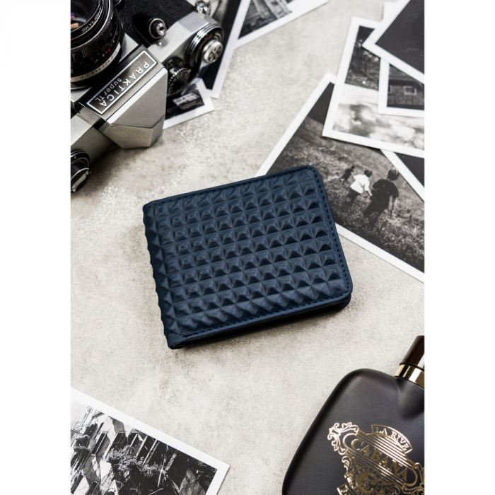 Portofel din piele pentru barbati Peterson PTR-PTN EH-07Z NAVY [3]