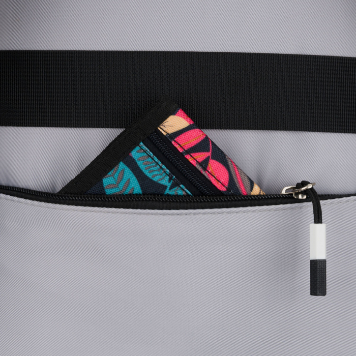 Ghiozdan școlar alb-negru din poliester cu o husă suplimentară practică - Peterson PTR-PTN 8603-1310 BLACK [15]