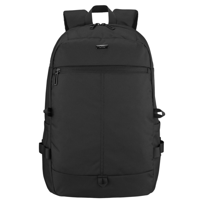 Rucsac mare, negru, din poliester, cu compartiment pentru laptop și compartiment individual - Peterson [4]