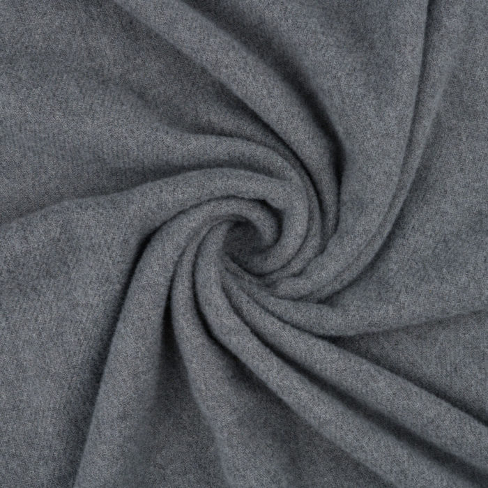 Eșarfă elegantă de damă gri, din poliester, cu franjuri - Peterson PTR-PTN SP100C-5417 GRAY [3]