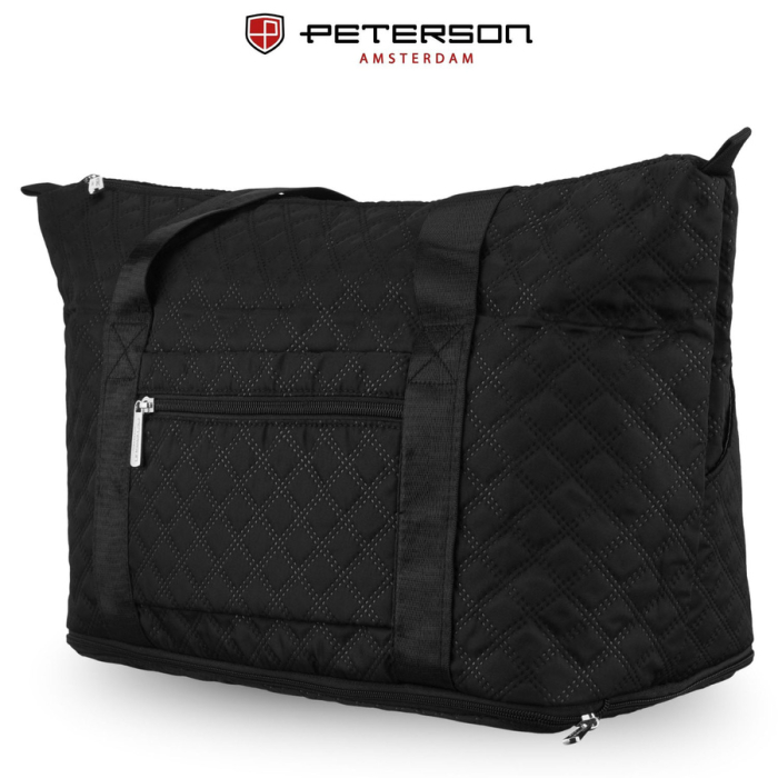 Geantă de antrenament neagră, cu un singur compartiment, din poliester - Peterson PTR-PTN PIK-02-8571 BLAC [9]