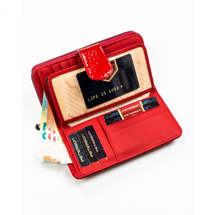 Portofel dama din piele naturala Cavaldi PTR-PN34-RS-8054 RED [8]