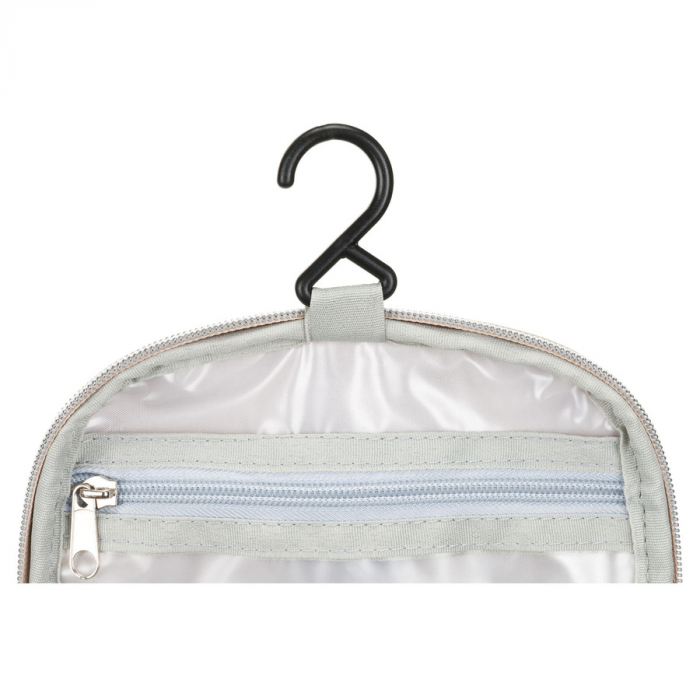 Geantă practică de cosmetice de călătorie din material sintetic, de culoare bej - Peterson PTR-PTN 24463-3957 BEIGE [10]