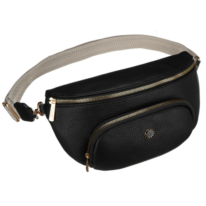 Geantă elegantă de damă din piele ecologică de culoare neagră - Peterson PTR-PTN MIS-01-3520 BLAC [2]