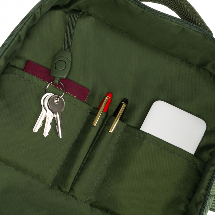 Rucsac de călătorie verde cu spațiu pentru laptop și port USB - Peterson PTR-PTN 24421-5111 GREEN [25]
