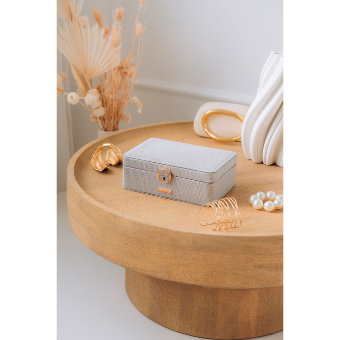 Cutie gri, elegantă, cu zăvor și cheie - Peterson PTR-PTN SZK-08-3118 GREY [2]