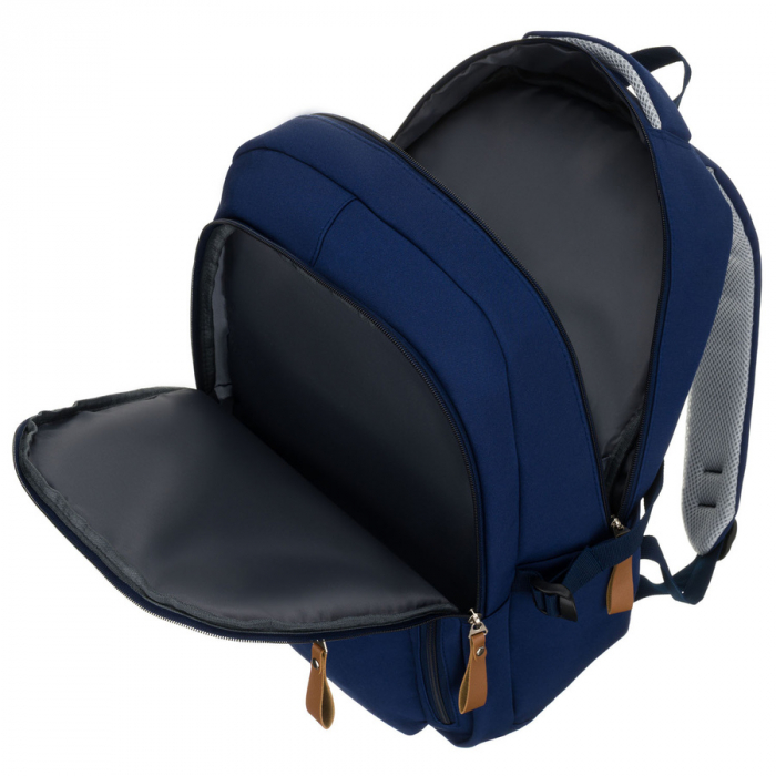 Rucsac școlar pentru copii din poliester bleumarin cu compartiment pentru laptop - Peterson PTR-PTN BHX-01-9266 Navy [9]