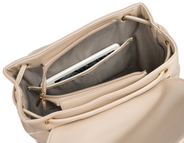 Rucsac elegant de dama din piele ecologica - Peterson PTR-PTN L61409-0272 BEI [6]