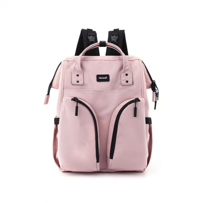 Rucsac roz pentru mămici cu multe buzunare practice - Himawari PTR-1208-10 [1]