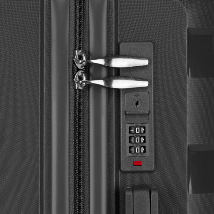 Valiză mare, gri, din polipropilenă, cu mâner extensibil - Peterson PTR-PTN HPP-01-W-L-1822 [13]