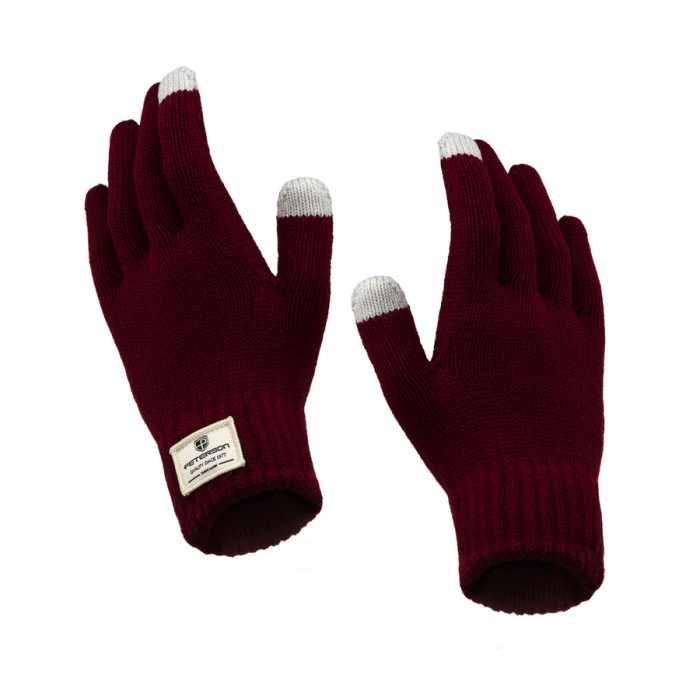 Set: căciulă, mănuși și eșarfă de culoare bordo - Peterson PTR-PTN WS-02-1952 WINE [11]