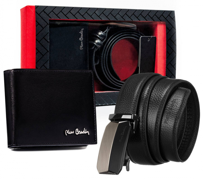 Set cadou barbati portofel si curea din piele naturala Pierre Cardin PTR-ZM-PC36 [1]