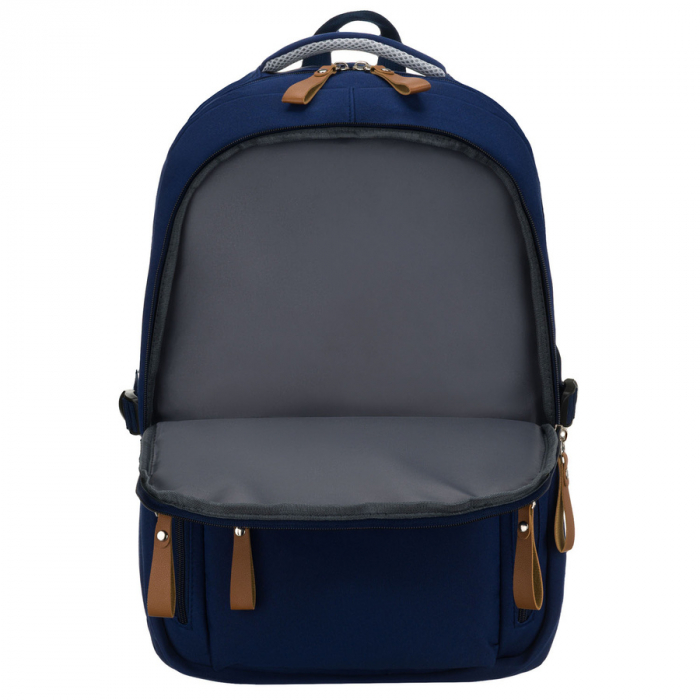 Rucsac școlar pentru copii din poliester bleumarin cu compartiment pentru laptop - Peterson PTR-PTN BHX-01-9266 Navy [8]