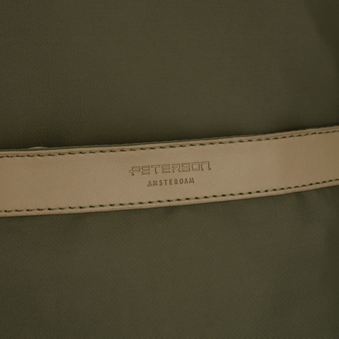 Rucsac de damă verde din nailon cu închidere cu fermoar - Peterson PTR-PTN JN-08-0023 GREEN [10]