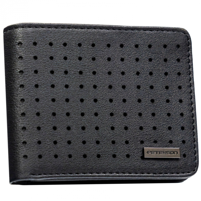 Portofel din piele pentru barbati Peteson PTR-PTN EH-03Z BLACK [2]