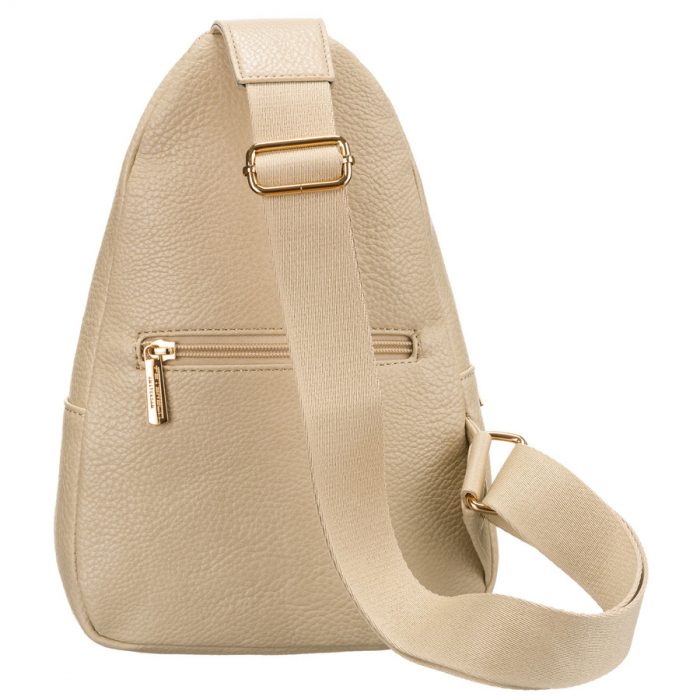 Geantă crossbody bej pentru femei, la modă și funcțională, confecționată din piele ecologică Peterson PTR-PTN SSY-1-F19 D.BEIG [4]