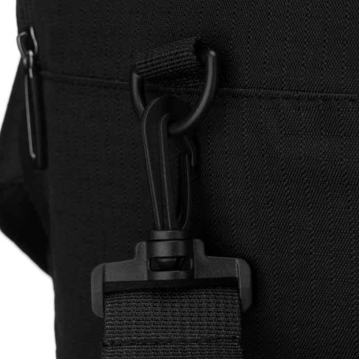 Rucsac de călătorie negru cu închidere cu fermoar, perfect pentru bagajul de mână - Peterson PTR-PTN WRONA-9638 BLACK [27]