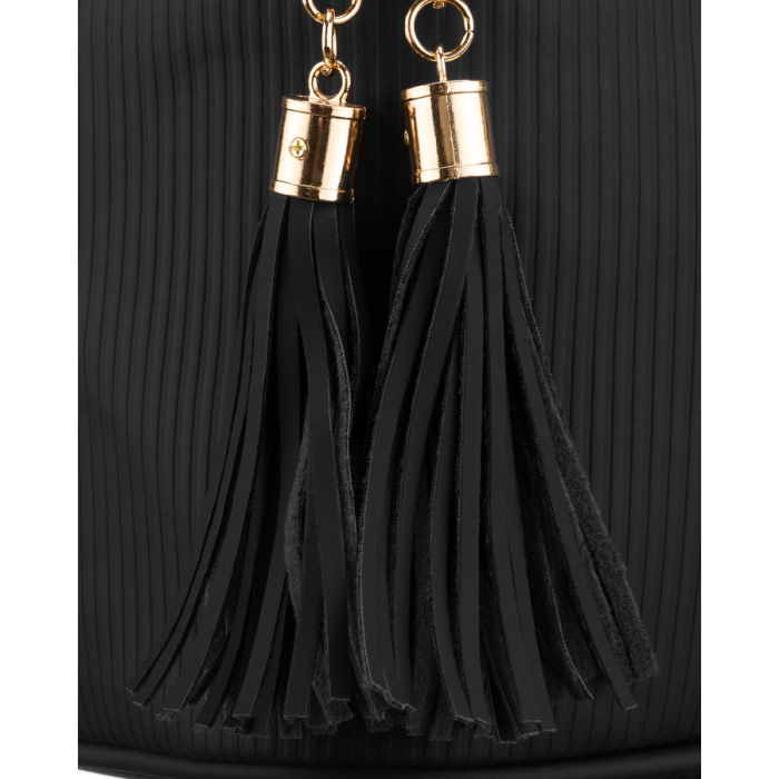 Geantă cosmetică neagră din material sintetic cu mâner practic - Peterson PTR-PTN KOS-DA-11P BLACK [7]