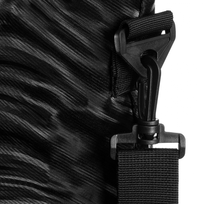 Geantă de damă din poliester negru cu model ondulat - Rovicky PTR-R-TZ15605-2462 BLACK [7]