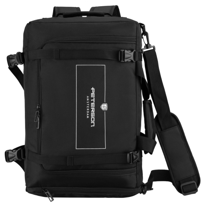 Rucsac de călătorie cu funcție de geantă, fabricat din poliester, negru - Peterson PTR-PTN MP5-04-7540-BLAC [3]