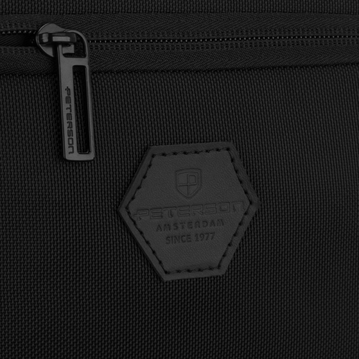 Geantă sport neagră cu închidere cu fermoar, două compartimente - Peterson PTR-PTN-73225-2201 BLACK [4]