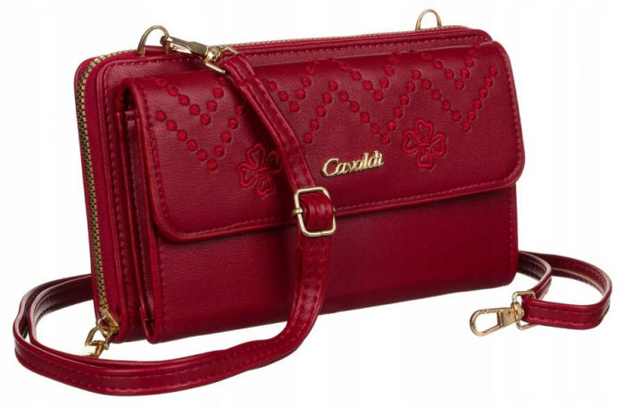 Poșetă-portofel elegant cu curea lungă - 4U Cavaldi PTR-M-13-7980 RE [1]